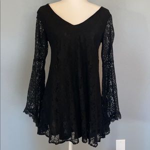 Black Lace Minidress